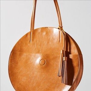 Anthropologie circular tote bag